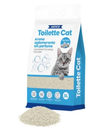 Arena Bentonita sin perfume aglomerante Toilette Cat