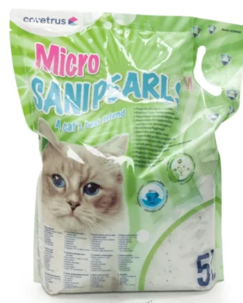 Arena MICRO SÍLICE Verde SaniPearls gatos