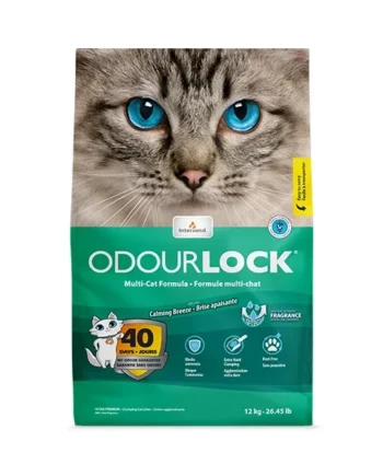 Arena OdourLock Brisa Calmante añade una atmósfera feliz a tus festivales - Disponible en Productos Para Gatos.