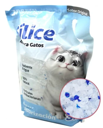 Arena Sílice Para Gatos 3.8L.