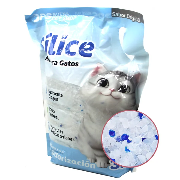 Arena Sílice Para Gatos 3.8L.
