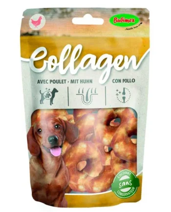 Aritos de pollo con colágeno para perros pequeños