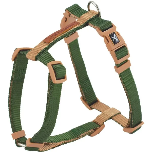 Arnes X-Trm Doble Premium Verde Forest-British Beige 35-60 cm X 1,5 cm