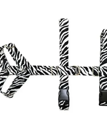 Arnés Antitirones Tres Puntos Zebra Print