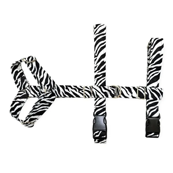 Arnés Antitirones Tres Puntos Zebra Print