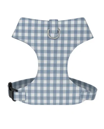 Arnés Chest Vichy Azul para perros pequeños