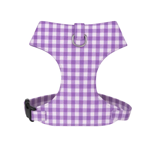 Arnés Chest Vichy Lila para perros pequeños