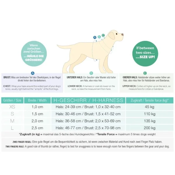 Arnés en H ajustable para perros Max&Molly Black Sheep