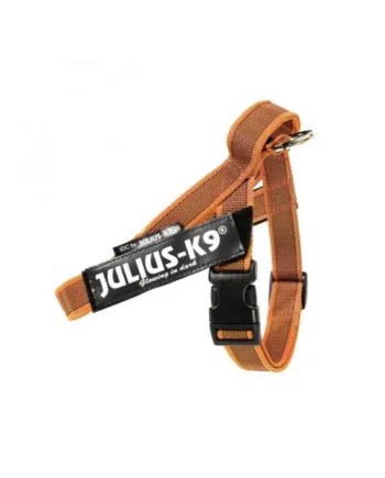 Arnés JULIUS-K9 IDC Cinta Engomada Naranja