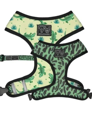 Arnés para perro reversible cocodrilos