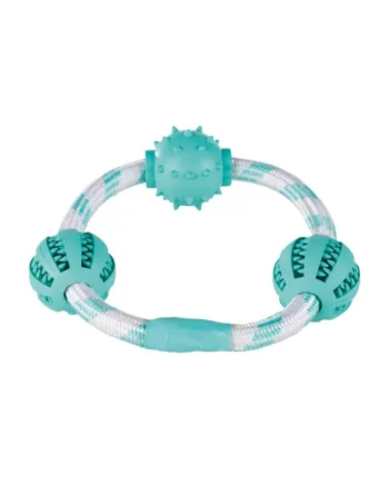 Aro de Cuerda con Pelotas Menta Denta Fun
