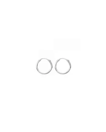 Aros de plata Pequeños 12MM