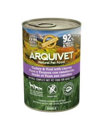 Arquivet Adult Pavo y Ternera Húmedo