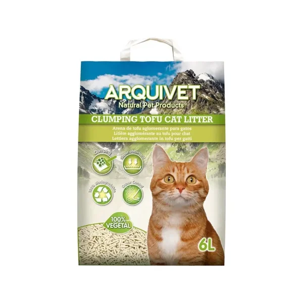 Arquivet Arena Aglomerante Clumping Tofu para Gatos