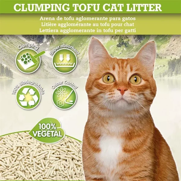 Arquivet Arena Aglomerante Clumping Tofu para Gatos