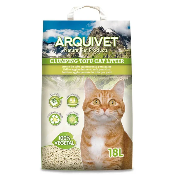 Arquivet Arena Aglomerante Clumping Tofu para Gatos