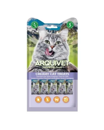 Arquivet Creamy Cat Treats Atún y Cangrejo