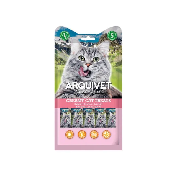 Arquivet Creamy Cat Treats de Salmón Gato