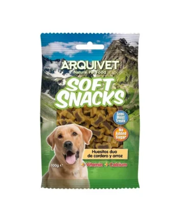 Arquivet Soft Snacks Huesitos Duo Cordero y Arroz para Perros