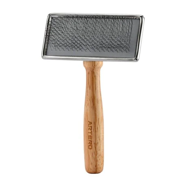 Artero slicker Carda madera perros y gatos