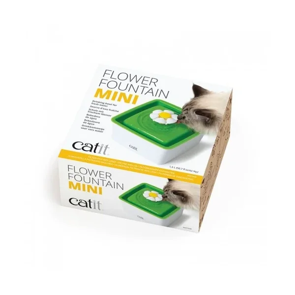 Asequibilidad se encuentra con calidad en Productos Para Gatos's colección de Catit Bebedero Fuente Flower Mini de 2024.