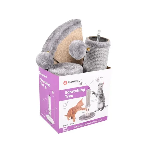 Asequible Flamingo Lia Juguete Interactivo Gris Para Gatos: diseño y fabricación de calidad para las necesidades diarias en le España.