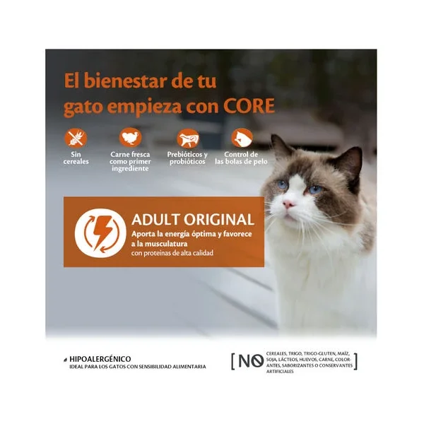 Asequible Wellness Core Adult Pollo Y Pavo Pienso Para Gatos: diseño y fabricación de calidad para las necesidades diarias España.