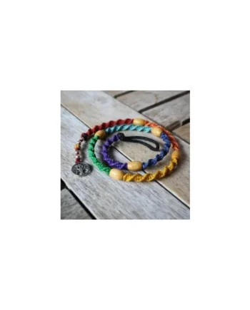 Atebas Hairwrap Arcoiris Macramé