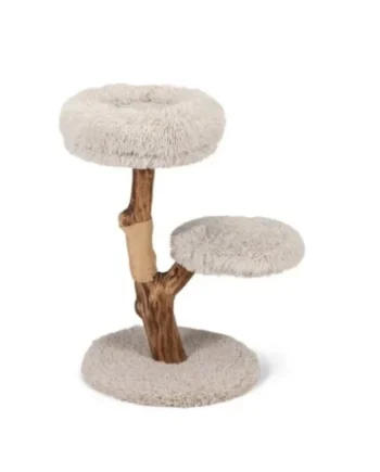 Atrapa tu esencial de primavera: Designed By Lotte Zora Mueble Rascador De Madera Gris Para Gatos en stock limitado en le España!