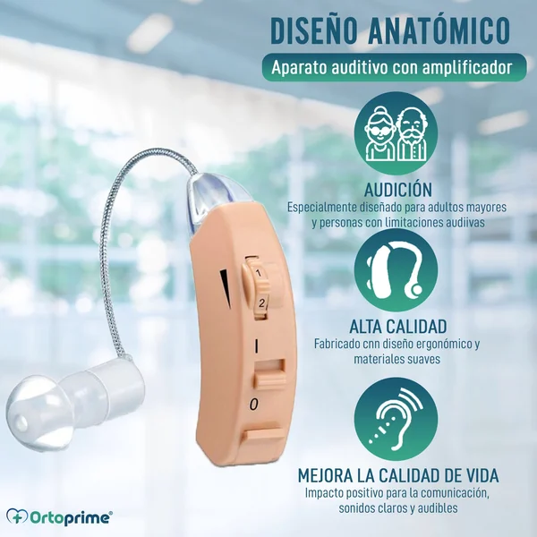 Audífonos con Amplificador y Volumen Regulable