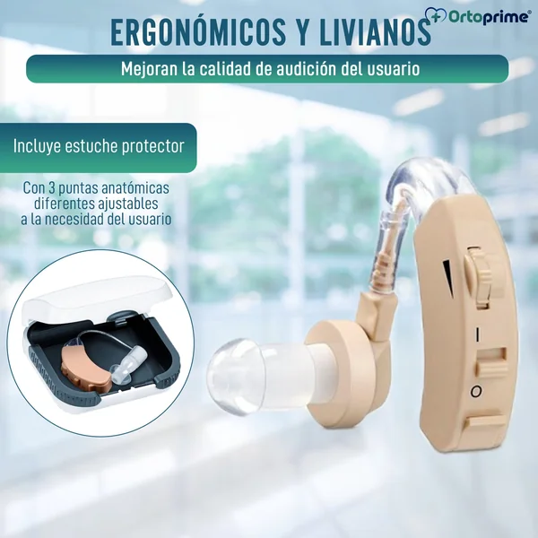 Audífonos con Amplificador y Volumen Regulable