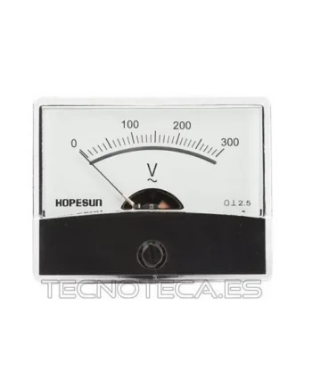 AVM60300. Voltimetro de panel analogico 300VAC
