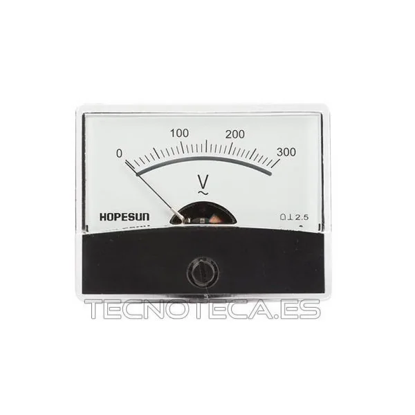 AVM60300. Voltimetro de panel analogico 300VAC