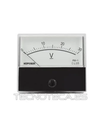 AVM7030. Voltimetro de panel analogico 30VDC