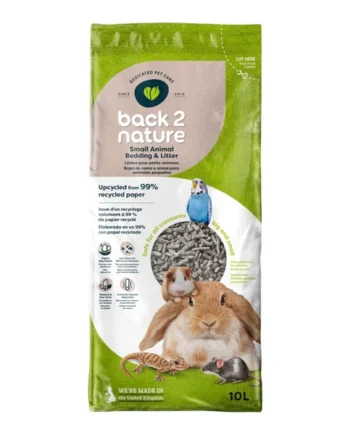 Back2Nature Sustrato de Papel para Mascotas — Lecho Ecológico Absorbente