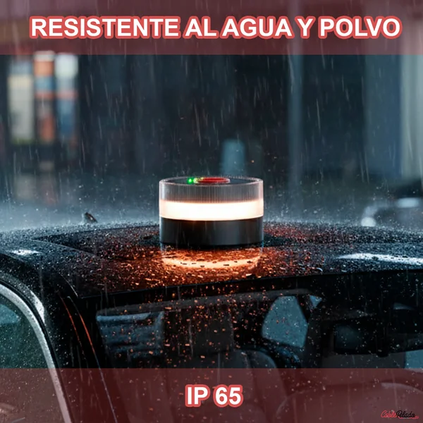 Baliza V16 Emergencia Homologada DGT con Geolocalización Negro
