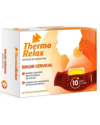 Banda Térmica para Dolor Cervical + 4 Parches Calor
