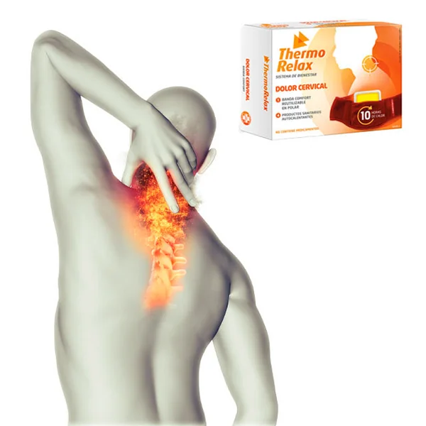 Banda Térmica para Dolor Cervical + 4 Parches Calor