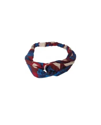 Bandana estampada fina con nudo