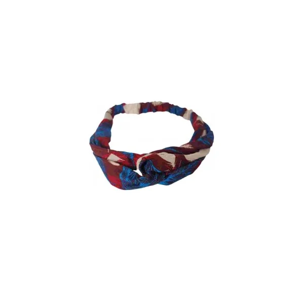 Bandana estampada fina con nudo