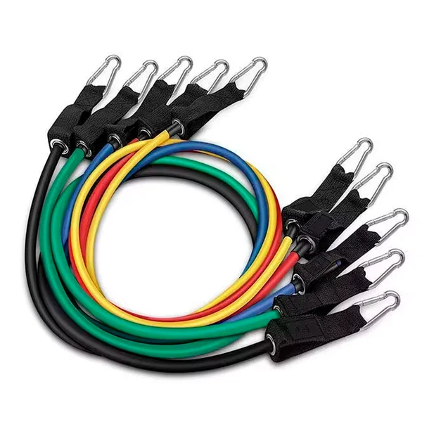 Bandas Elásticas de Resistencia Fitness ( Kit 11 Piezas)