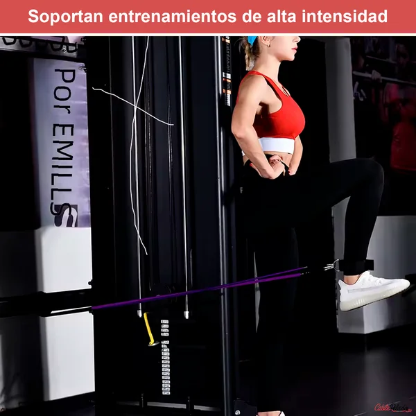 Bandas Elásticas de Resistencia Fitness ( Kit 11 Piezas)