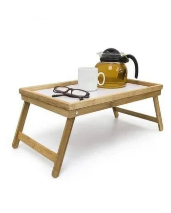Bandeja de madera para desayunos plegable 50 x 30 cm