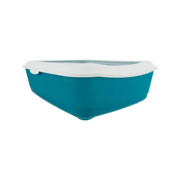 Bandeja Higiénica Classic azul petróleo/blanco