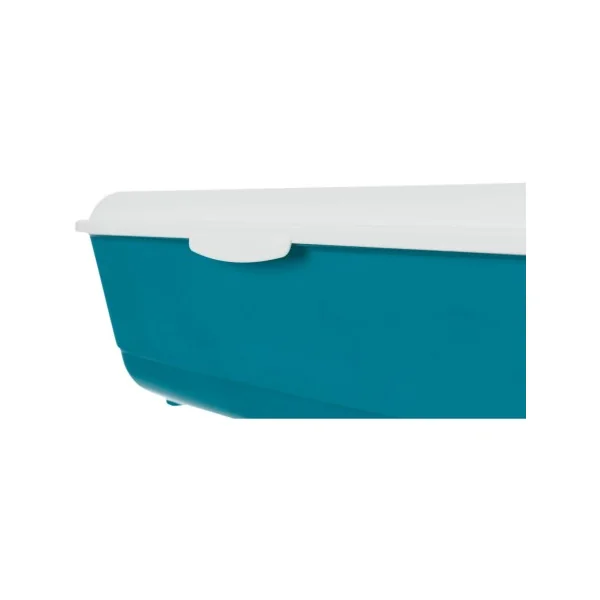 Bandeja Higiénica Classic azul petróleo/blanco