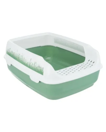 Bandeja Higiénica Delio con Borde verde/blanco