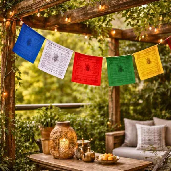 Banderines de oración tibetanos