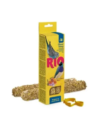 Barritas con Miel Periquitos y Aves Exóticas 2X40 g Rio