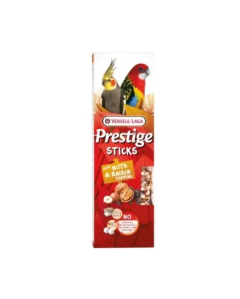 Barritas Periquitos Grandes Versele-Laga Prestige Sticks Nueces y Pasas