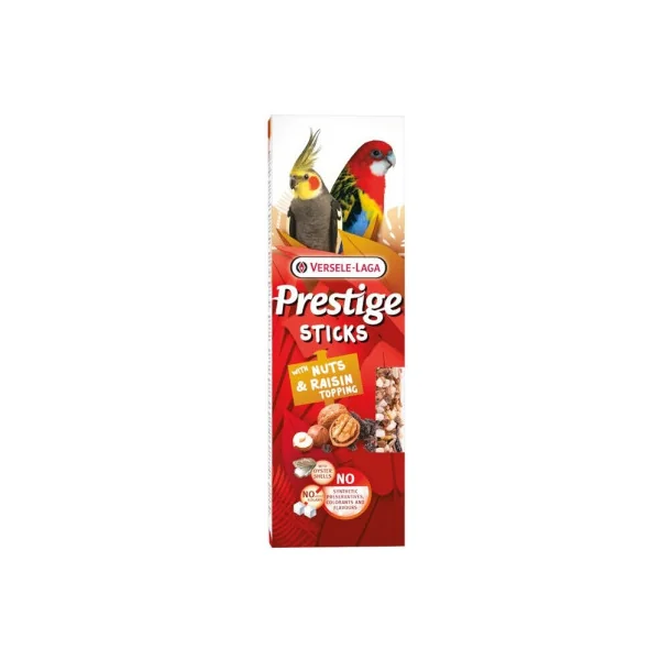 Barritas Periquitos Grandes Versele-Laga Prestige Sticks Nueces y Pasas